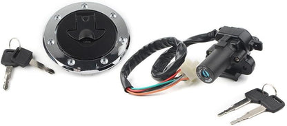 ya 11 9.14 zhengce Fuel Gas Cap Ignition Switch Lock Set for Kawasaki ZX6R 2000-2002 ZX7R/9R