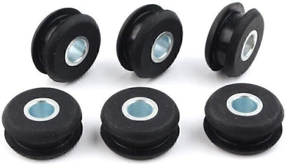 ya 2 8.15 6¡Á Black Gas Tank Mounts Rubber Grommets Fit for Harley Softail