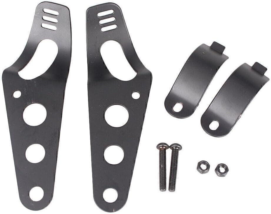 ya 2 8.15 Head Lamp Holder Headlight Mounting Brackets Fork Kit for Suzuki for HARLEY Black