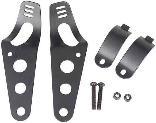 ya 2 8.15 Head Lamp Holder Headlight Mounting Brackets Fork Kit for Suzuki for HARLEY Black