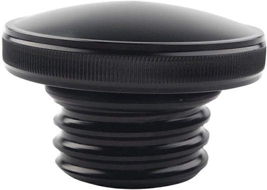 ya 4 8.10 Gas Cap Fuel Tank Right-hand Thread Smooth Fit Harley Sportster Dyna Softail Blk