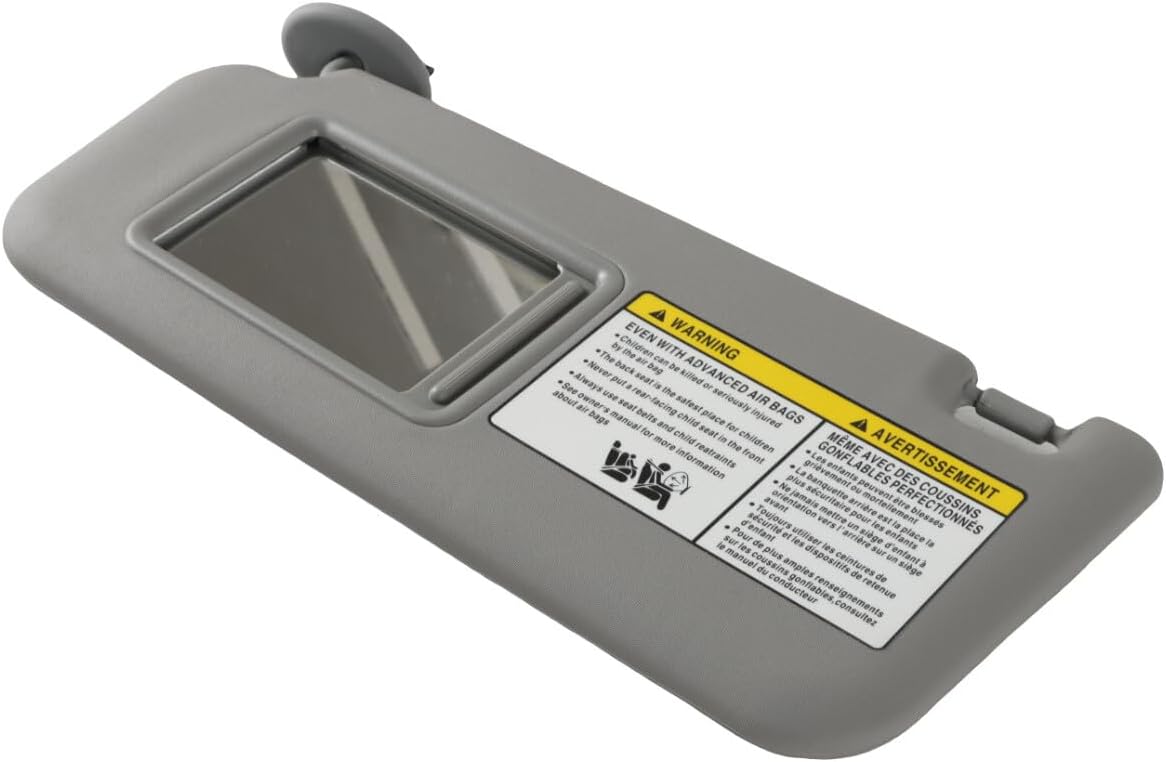 ya 11 9.14 baidiDriver Side Left Sun Visor with Light fit for Toyota for RAV4 .74320-42501-B2 06-13