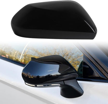 ya 11 9.14 baidiRight Passenger Side Door Wing Mirror Cover Cap Black for Toyota CAMRY 2018-2023