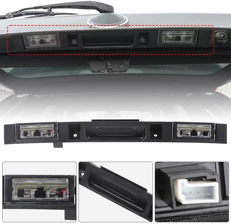 ya 4 8.10 Trunk Lid Grip Assembly with Key Button 51133403611 Fit for BMW X3 E83 2004-2010