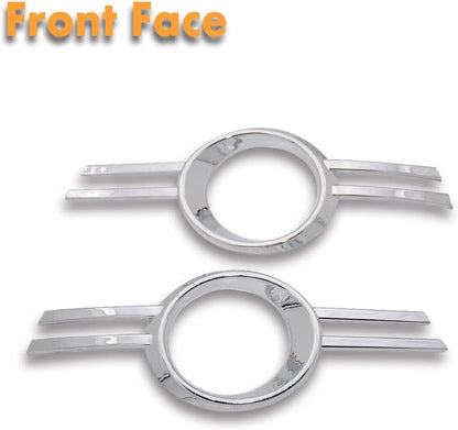 ya 10 9.16 zhengce 2x Fog Light Cover Chrome Molding for Mercedes-Benz C-Class W204 C200 2007-