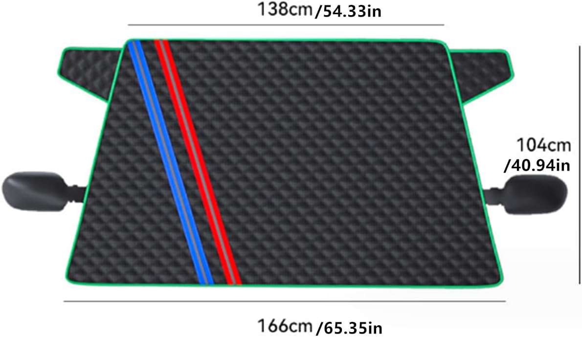 ya 5 8.24 baidi Car Windshield Sun Shade Snow Cover Winter Ice Frost Guard Protector Windproof