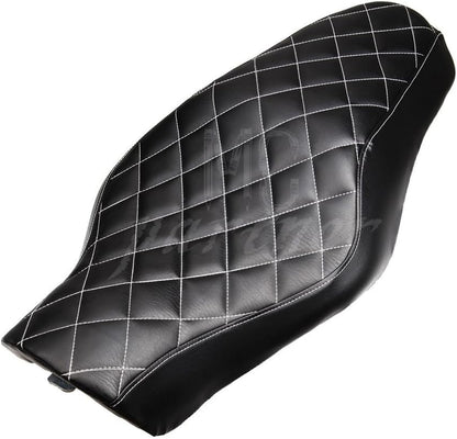 ya 5 8.24 baidi One Piece Driver+Rear Passenger for Seat Two up For Sportster XL883N XL1200