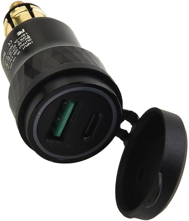 ya 4 8.14 Dual USB for Charger fast for Charger power supply DIN socket adapter suitable for motorcycles