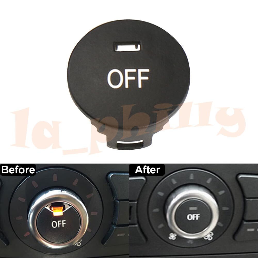ya 13 9.15 baidi Front A/C Off Speed Switch Button Cap for BMW E60 E61 E63 E64 5 6 Series M5 M6
