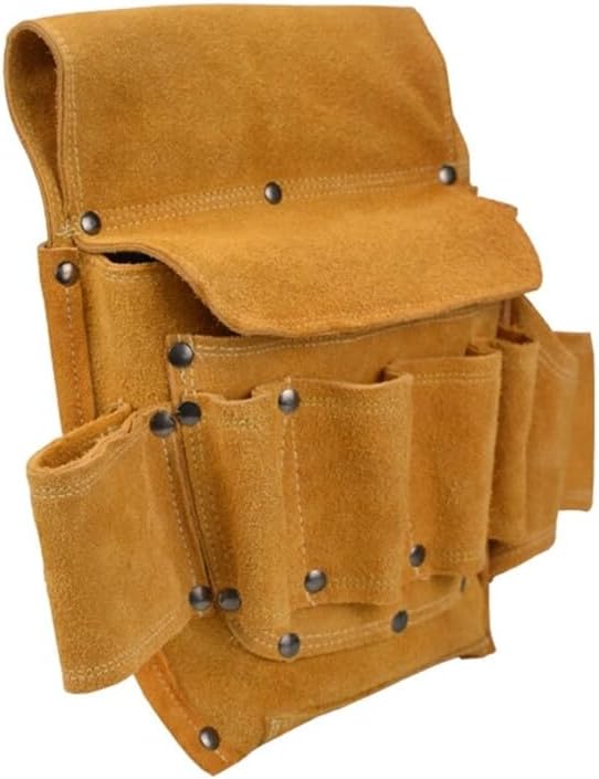 ya 26 10.21 baidi Tool Pocket Belt Tool Bag Thickened Tool Waist Bag Cowhide Storage