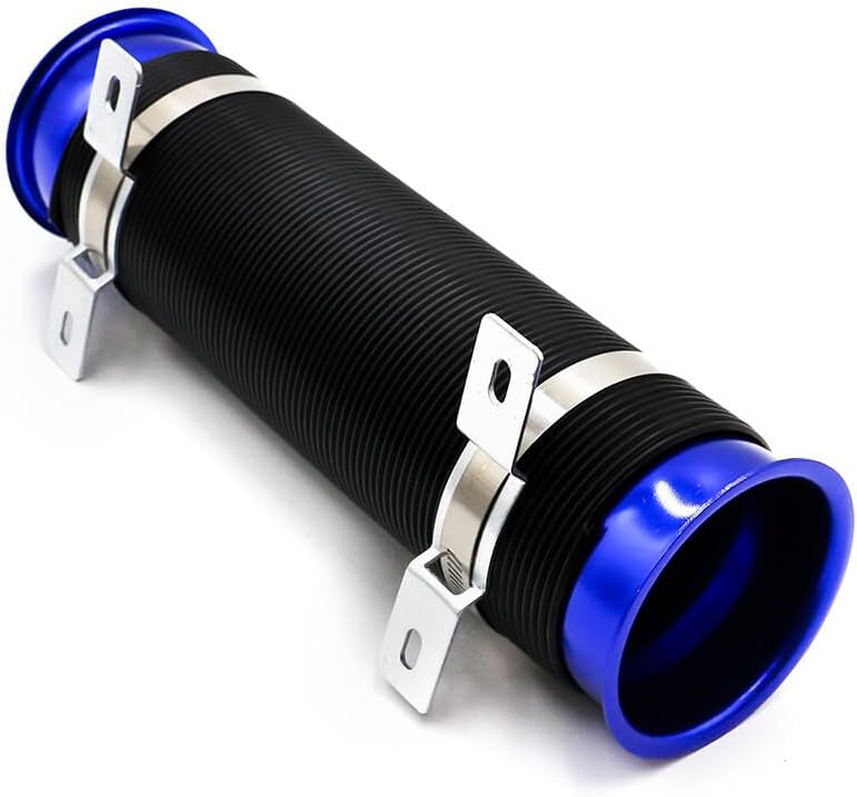 ya 11 9.14 zhengce Universal 3'' Flexible Cold Air Intake Hose Filter Pipe Telescopic Tube Kit