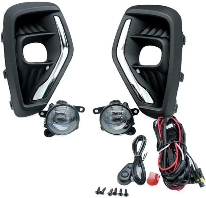 ya 9 10.24 for Ford Escape 2023-2024 Front Bumper Fog Light with Protective Cover and Wiring Harness