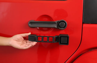 ya 10 9.16 baidi Black Exterior Door Handles for 2007-2018 for Jeep for Wrangler JK 2/4 Door Replament