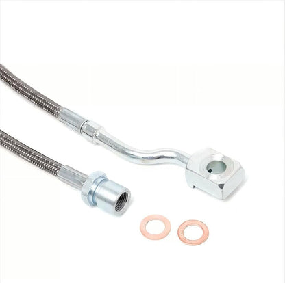 ya 10 9.16 baidi 2PCS 89370 Front Steel Extended Brake Lines for Chevy for Silverado 1500 2/3500 HD