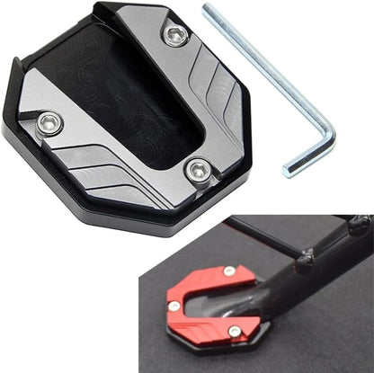 ya 4 8.8.2 Motorcycle Kickstand Extender Foot Side Stand Extension Pad Support Plate