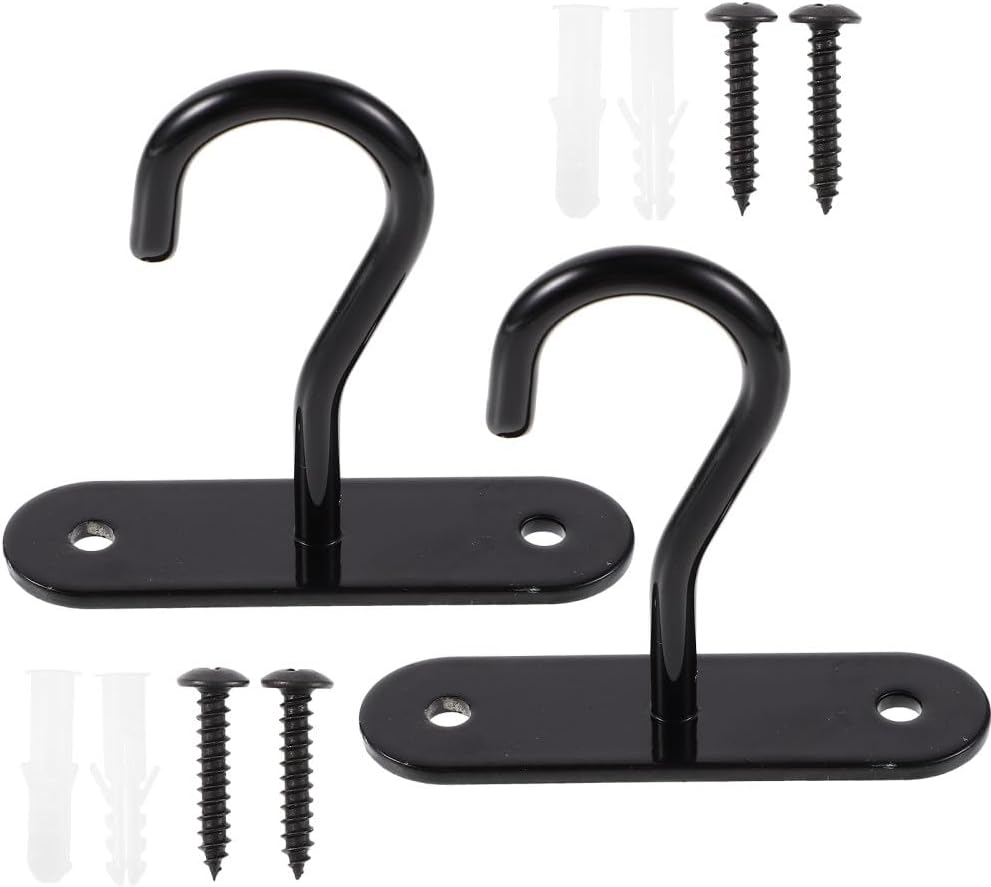 ya 26 10.21 baidi 2 Sets Hook Flower Basket Outdoor Hanging Hooks Ceiling for Plants