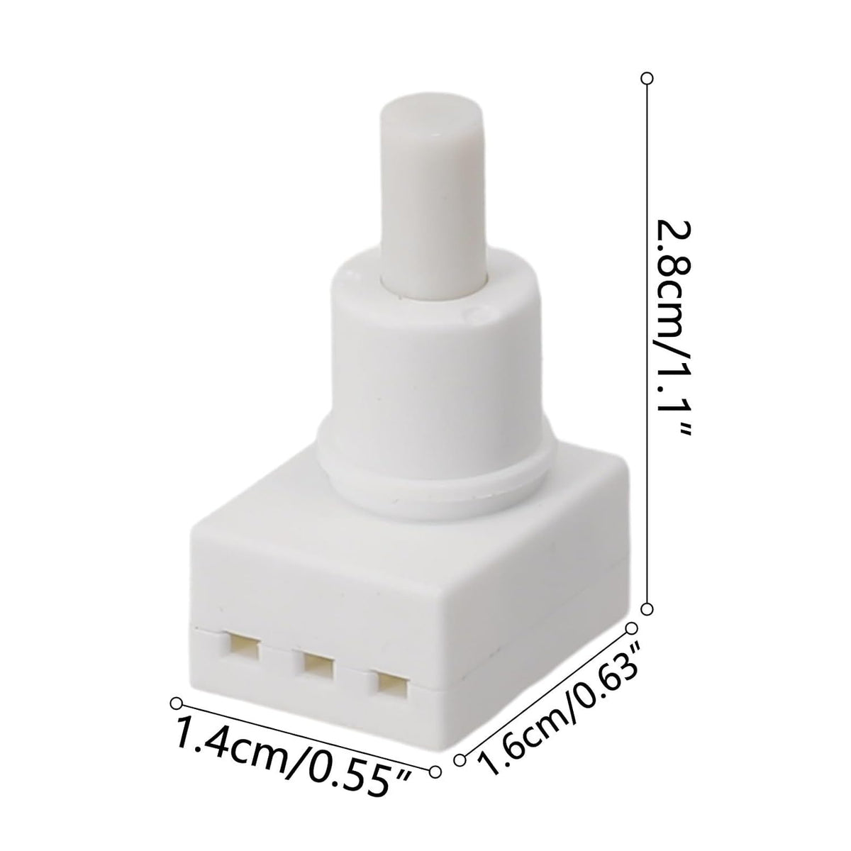 ya 23 10.7 baidi 2Pcs Car Interior Dome Reading Light Map Lamp Switch Button for for Honda ABS New