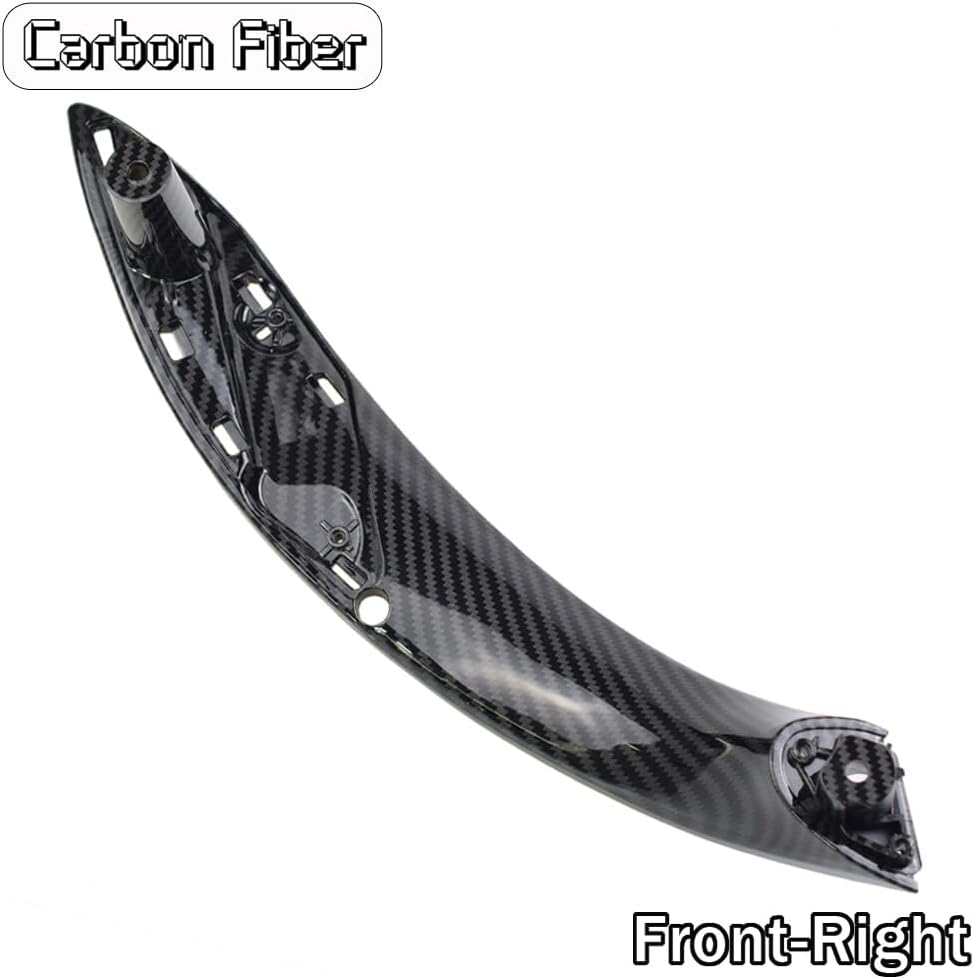 ya 4 8.24 baidi Inner Interior Door Pull Handle Carbon Fiber Trim Cover Panel for BMW 3 F30 F35