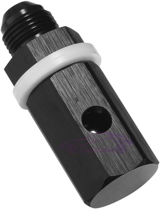 ya 10 9.16 baidi 8AN Male Fuel Cell Tank Rollover Vent Valve Mounted Hose Line Fitting Aluminum