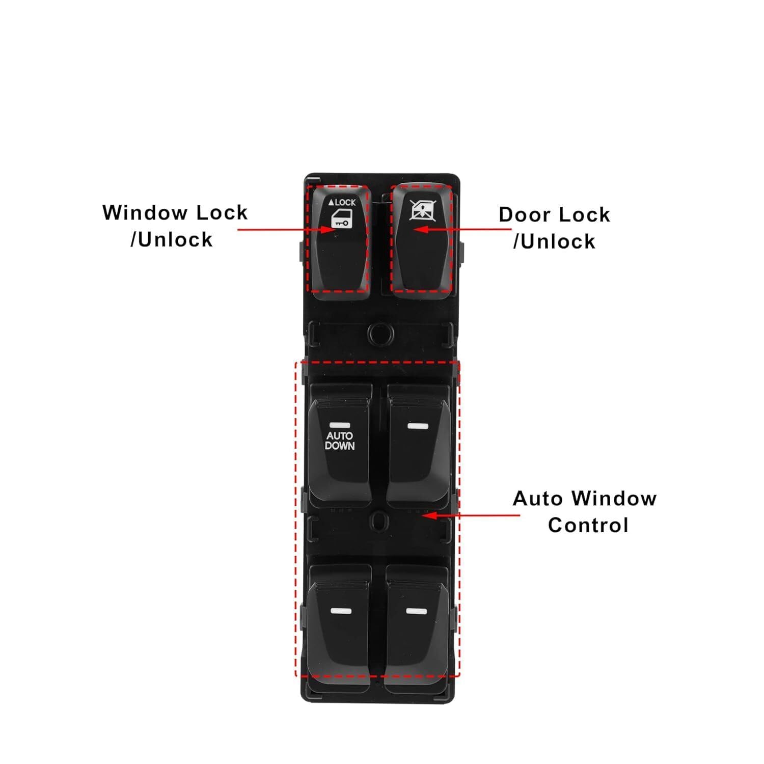 ya 8 8.24 baidi 93570-2S1509P Main Power Window Switch for Hyundai for Tucson IX IX35 2010-2015