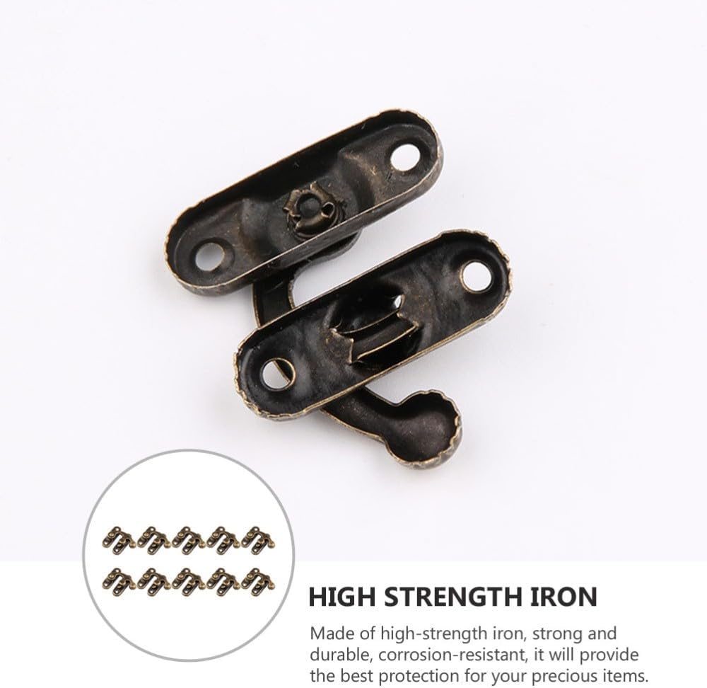 ya 26 10.21 baidi 25pcs Right Latch Hook Horn Lock for Jewelry Box Cabinet Toolbox Suitcase
