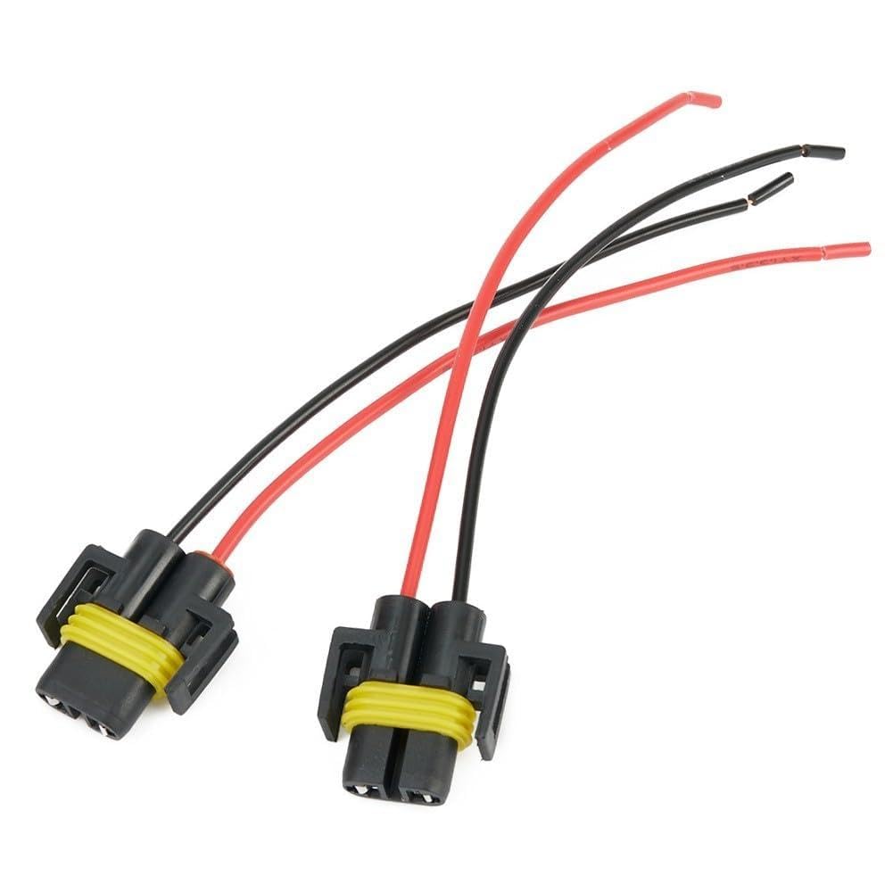 ya 23 10.7 baidi Connector Harness Socket Headlight Copper Extension Female Fog Light H11 H8