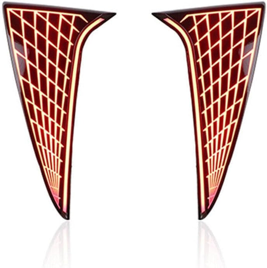 ya 4 8.10 Rear Window Pillar Lamps LED Trunk Tail Brake Lights For Toyot@a for SIENNA 21-2023