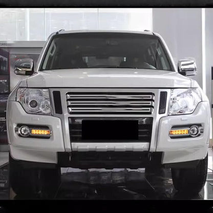 ya 7 8.24 baidi Daytime Running Lights Fog Lights Kit for Mitsubishi Pajero Montero 2015-2017