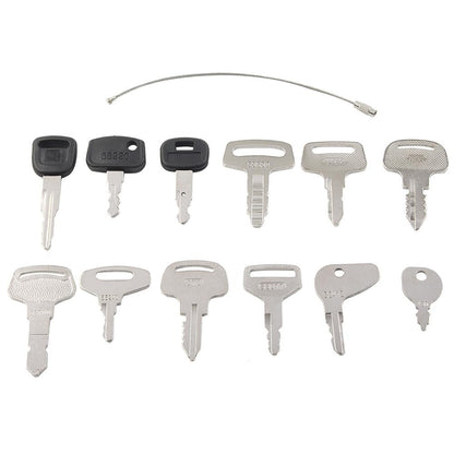 ya 16 10.20 baidi 12PCS Ignition Key Set Equipment Fit Tractor Models B L M BX Tractor Moto