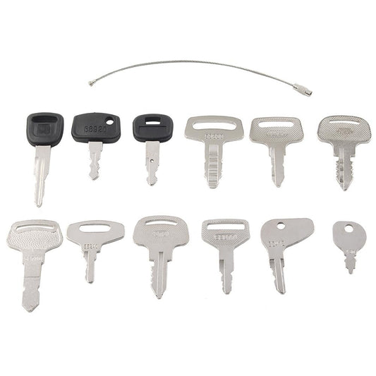 ya 16 10.20 baidi 12PCS Ignition Key Set Equipment Fit Tractor Models B L M BX Tractor Moto