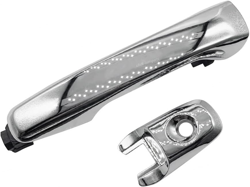ya 9 10.24 Front Left Side Exterior Door Handle All Chrome Fits 2011-2017 for Ford Explorer