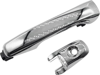 ya 9 10.24 Front Left Side Exterior Door Handle All Chrome Fits 2011-2017 for Ford Explorer