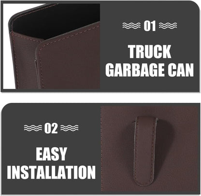 ya 13 9.15 baidi Car Trash Can Garbage Holder Automotive Trash Can for Car Door Car Trash Bin