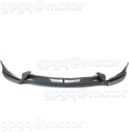 ya 2 8.15 V Style Carbon Fiber Front Bumper Lip Splitter Spoiler for for Tesla for Model 3 17-2023