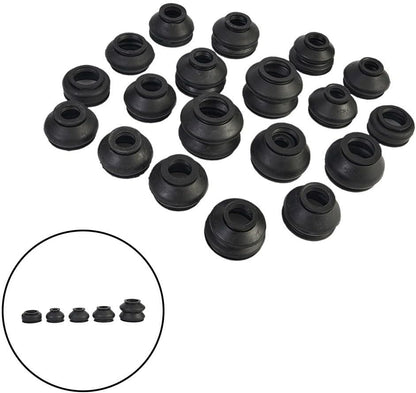 ya 4 8.14 Dust Boot Cover Cap Replacement Rubber Steering Suspension Tie Rod Track 28pcs