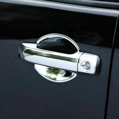ya 5 8.10 4Pcs Chrome Exterior Side Door Handle Cover Trim for Toyota FJ Cruiser 2007-2014