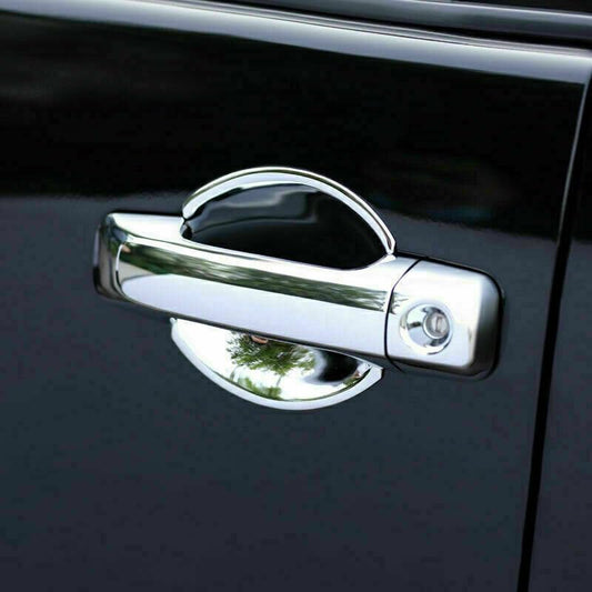 ya 5 8.10 4Pcs Chrome Exterior Side Door Handle Cover Trim for Toyota FJ Cruiser 2007-2014