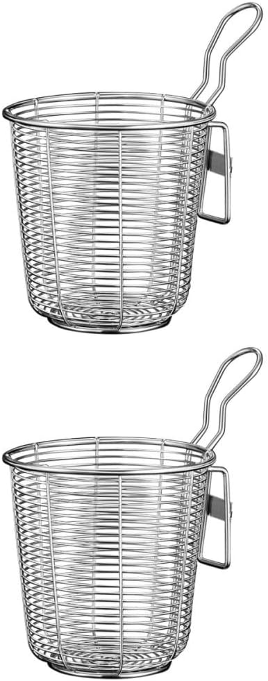 ya 14 9.20 baidi 2 Count Stainless Steel Colander Kitchen Strainer Attachment for Pot Metal Hot-1