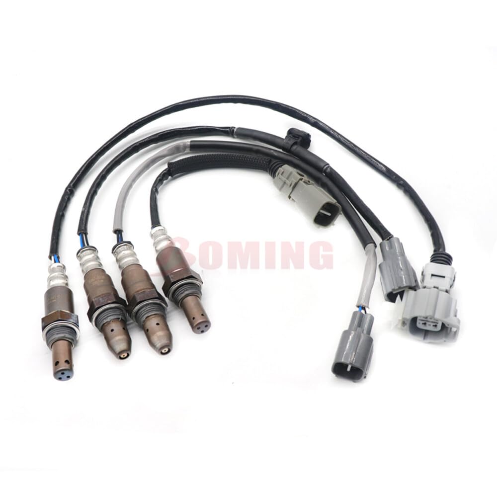 ya 4 8.14 4 Pack Oxygen Sensor for Toyota Highlander 2004 2005 2006 2007 3.3L Upstream and Downstream 