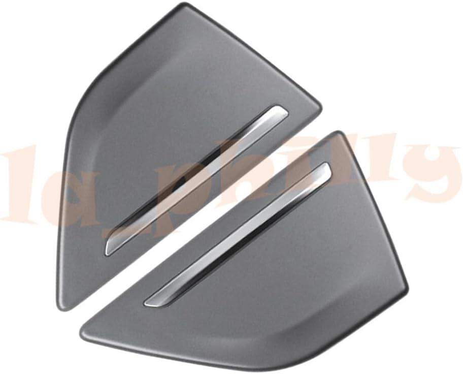 ya 5 8.10 2x Front Right+Left Side Metal Gray Car Ashtray Cover Fit for 2015 for BMW