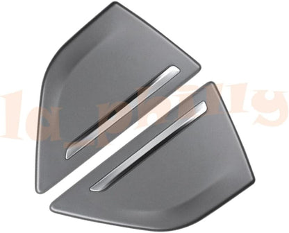 ya 5 8.10 2x Front Right+Left Side Metal Gray Car Ashtray Cover Fit for 2015 for BMW