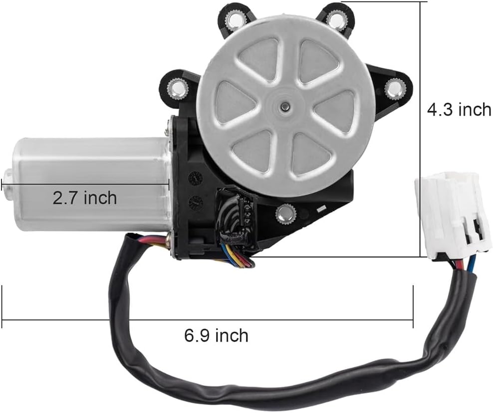 ya 12 10.8 baidi Window motor front left drive side for 03-07 for Infiniti G35 and 03-09 for Nissan 350Z-