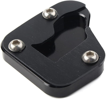 ya 4 8.8.2 Motorcycke Kickstand Sidestand Enlarge Plate Pad for Suzuki Hayabusa 08-19 Black