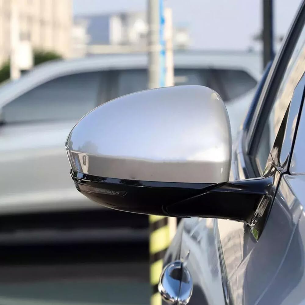 ya 11 9.14 baidiSilver Right Passenger Side Mirror Cover for Nissan Altima 2019-22-