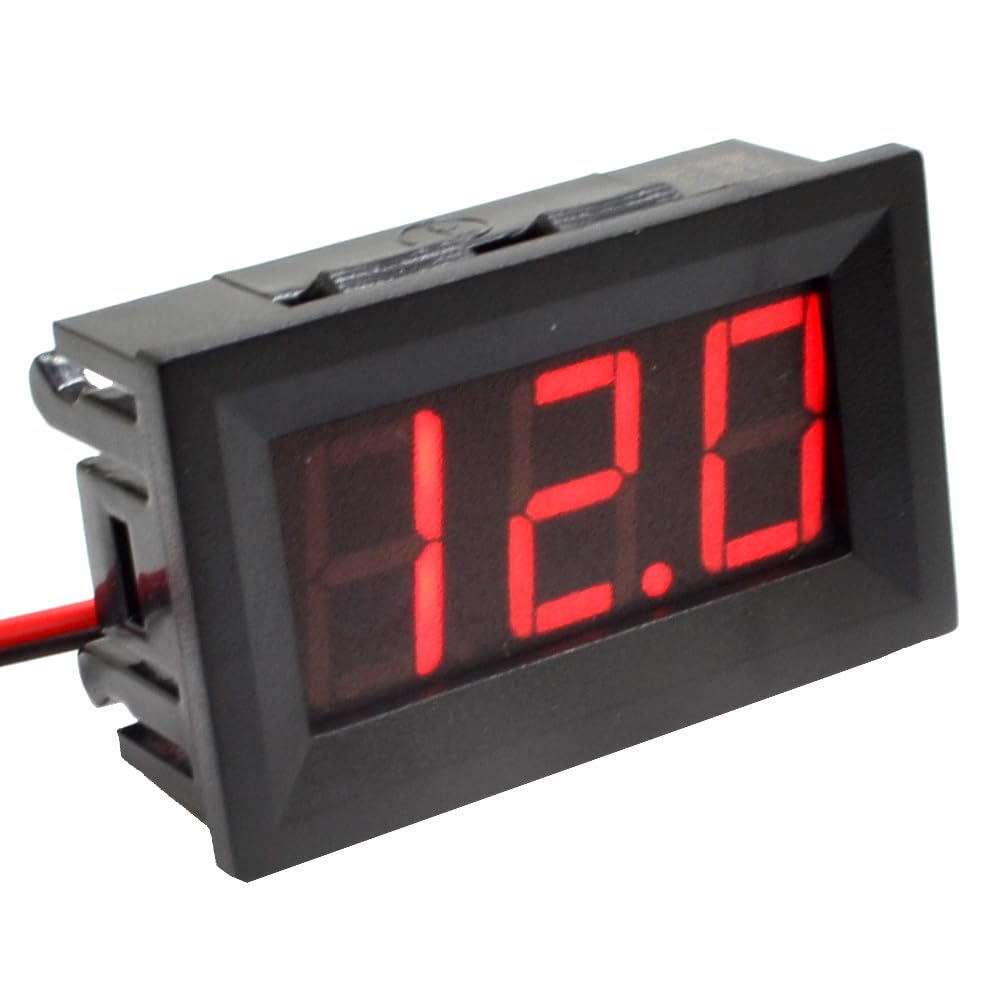 ya 16 10.20 baidi 10pcs Red 0.56 DC 4.5-30V 2 Wire Digital Led Display Voltmeter Voltage Tester