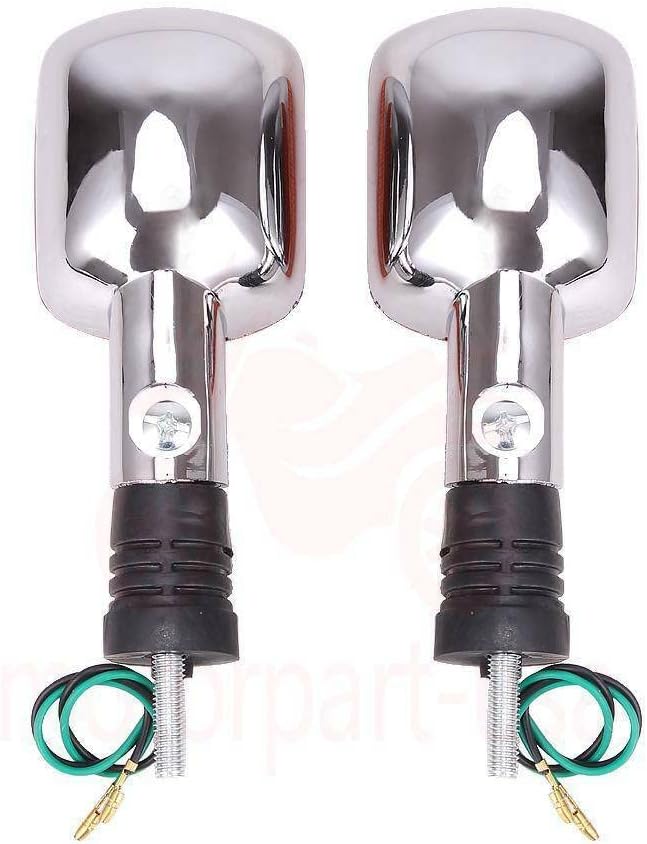 ya 4 8.24 baidi 2x Turn Signal Blinker Lights for Honda Shadow 500 VT500C Rebel CA250 CMX250