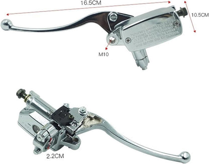 ya 13 9.15 baidi 7/8 22mm Right Motorcycle Handlebar Front Brake Clutch Master Cylinder Chrome