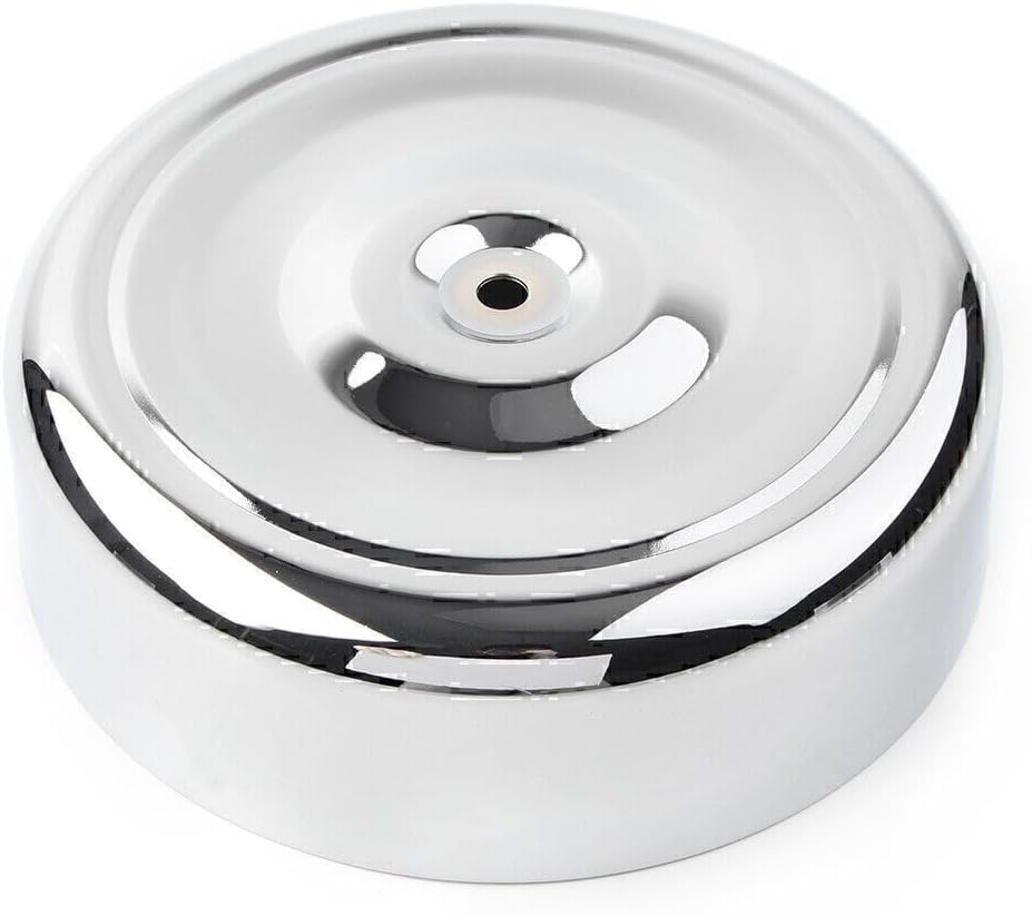 ya 5 8.10 Chrome 7 Air Cleaner Cover Plain for Harley Touring Softail Dyna Metal motor