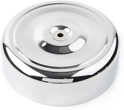 ya 5 8.10 Chrome 7 Air Cleaner Cover Plain for Harley Touring Softail Dyna Metal motor
