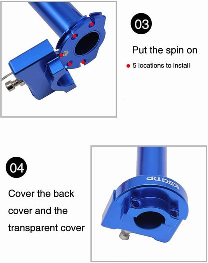 ya 11 9.14 baidiATV Bicycle Twist Throttle Accelerator Handlebar Grip Cable 7/8 50 110 150 250cc-
